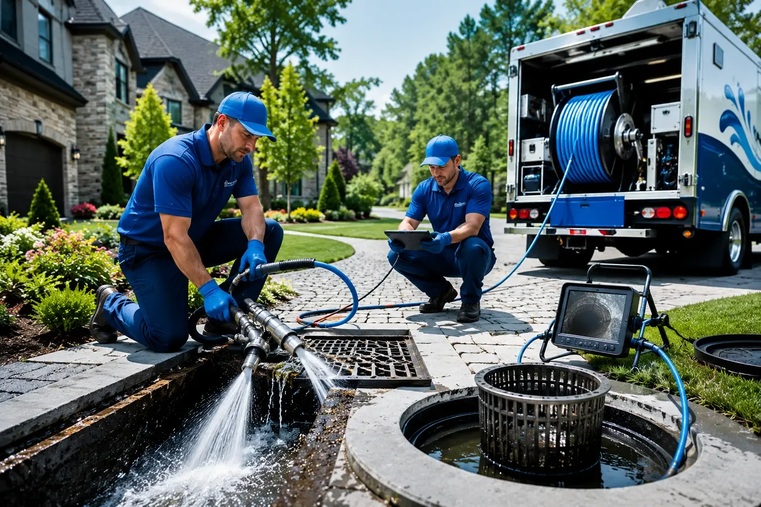 Local outdoor drain cleaning professionals in Bonnie, IL